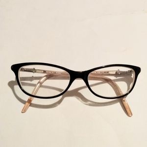 Robert Marc Vintage Handmade Black Almost Cateye Women's Eyeglass Frames